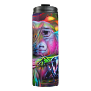 Vivid Dreamscape: Agrizoophobia Thermal Tumbler