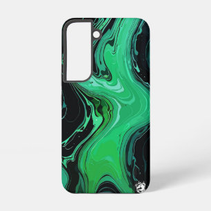 Vivid Emerald Marble Samsung Galaxy Case