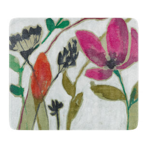 Vivid Flowers Cutting Board