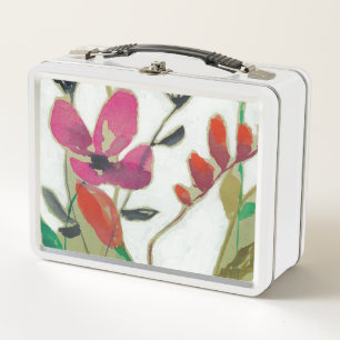 Vivid Flowers I Metal Lunch Box