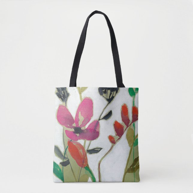 Vivid Flowers I Tote Bag (Front)