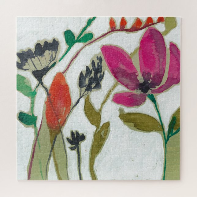 Vivid Flowers Jigsaw Puzzle (Horizontal)