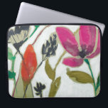 Vivid Flowers Laptop Sleeve<br><div class="desc">Vivid Flowers II by Jennifer Goldberger. Collection of individual flowers in a vivid colour palette.</div>