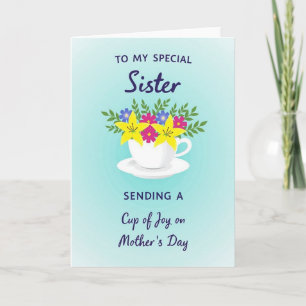 Vivid Flowers Mothers Day Card