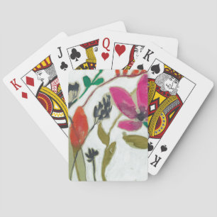 Vivid Flowers Playing Cards
