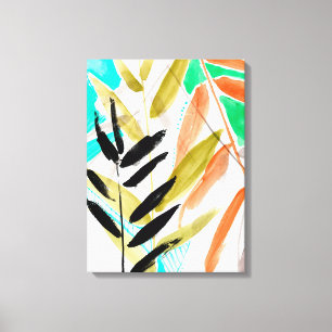 Vivid Fronds II Canvas Print