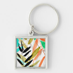 Vivid Fronds II Key Ring