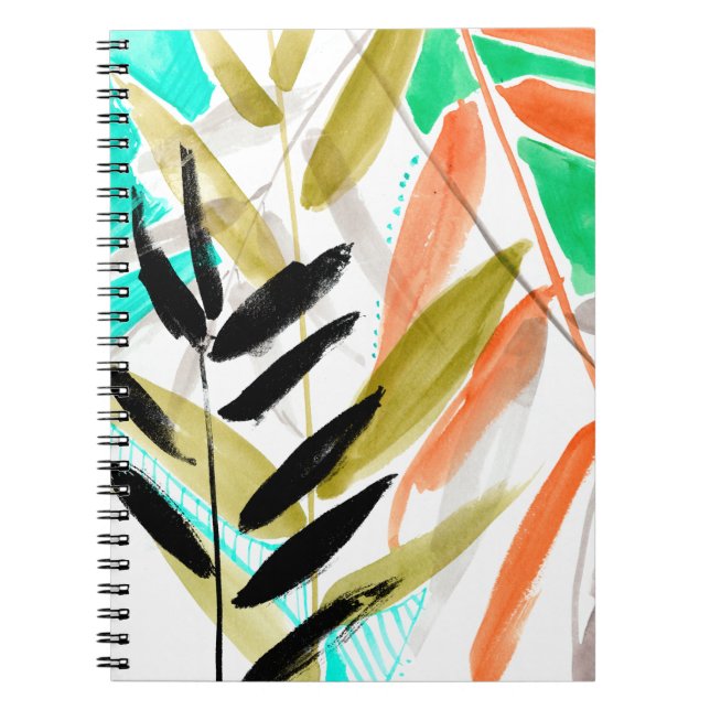 Vivid Fronds II Notebook (Front)