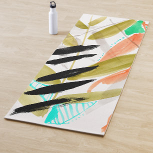 Vivid Fronds II Yoga Mat