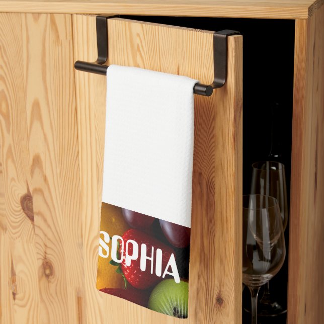 Vivid Fruit Photography Tea Towel (Thirds Fold)