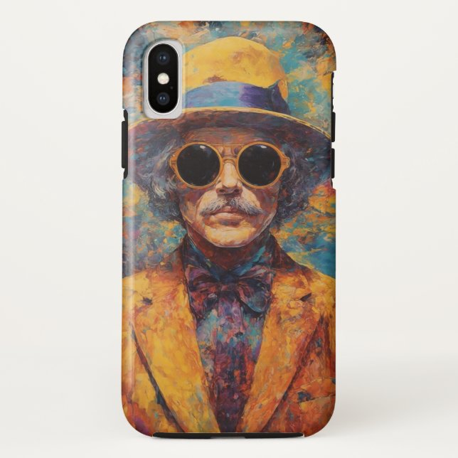 Vivid Gentleman Art Mobile Case (Back)
