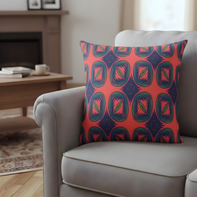 Vivid Geometric Abstract Pattern Cushion (Creator Uploaded)