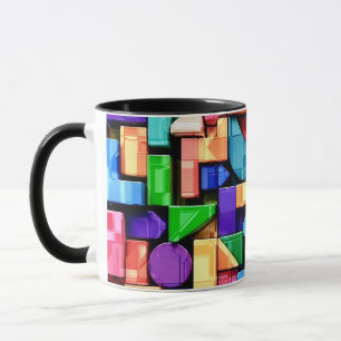 Vivid Geometric Flow Mug