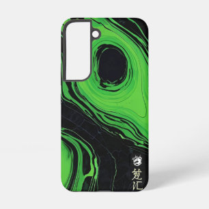 Vivid Green Marble Samsung Galaxy Case