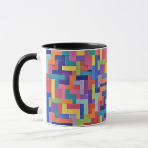 Vivid Grid Mug