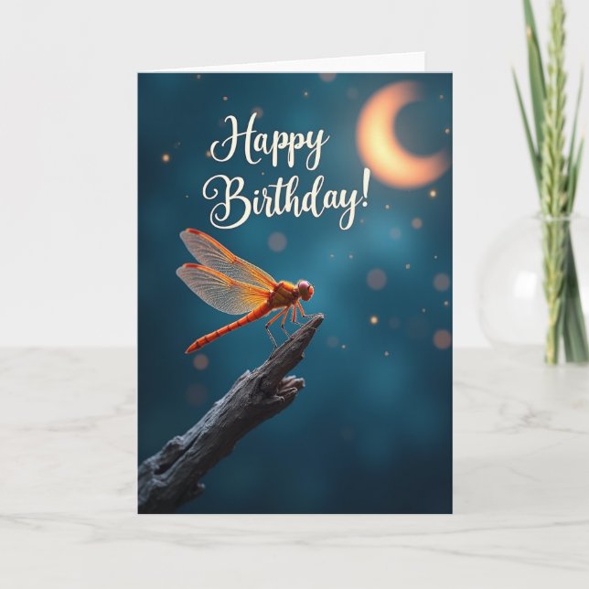 Vivid Insect Birthday Card (Front)