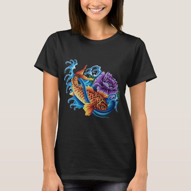 Vivid Koi T-Shirt (Front)