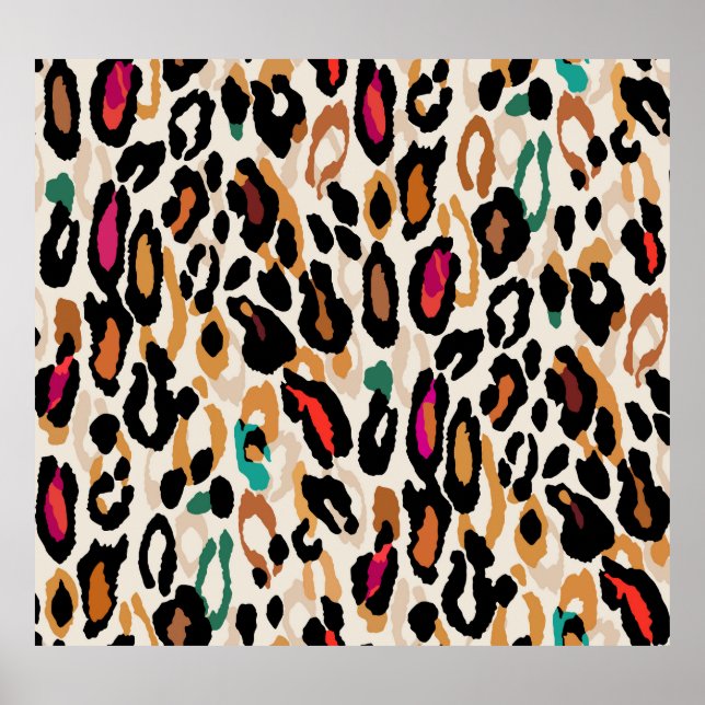 Vivid Leopard Animal Prints (Front)