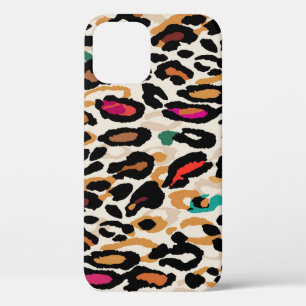Vivid Leopard Animal Prints iPhone 12 Case