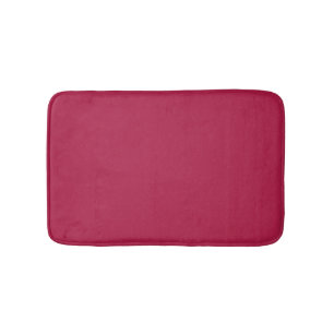 Vivid Magenta Red-Purple Solid Colour 001-35-31 Bath Mat