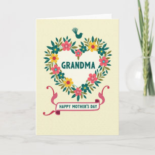 Vivid Mothers Day Illustration Card