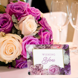 Vivid Orchid Secret Gardens Birthday Card