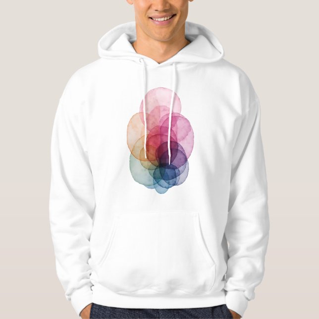 Vivid Overlap V01 Hoodie (Front)