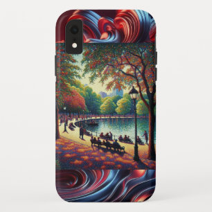 "Vivid Park: Colourful Background iPhone Case" iPhone XR Case