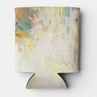 Vivid Pencil Texture: Artistic Banner Can Cooler