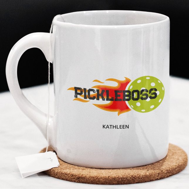 Vivid Pickle Boss Graphic Personal Coffee Mug (Creator Uploaded)