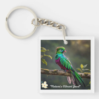 "Vivid Plume" Key Ring