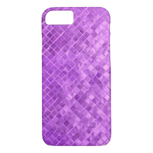 vivid purple diamond metallic tile iPhone 8/7 case