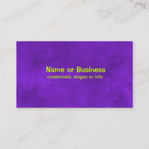 Vivid Purple Watercolor Texture Business Card