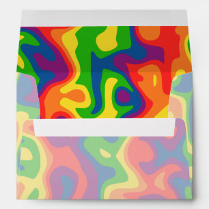 Vivid rainbow colours A7 Envelope