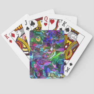 Vivid, Rich Colours: Like Stained Glass Playing Cards