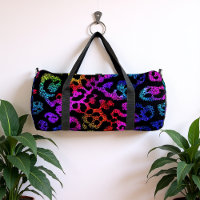 Vivid Speckled Leopard Print 