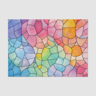 Vivid Spectrum Rainbow Decoupage Tissue Paper