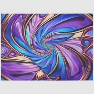 vivid spiral tissue paper