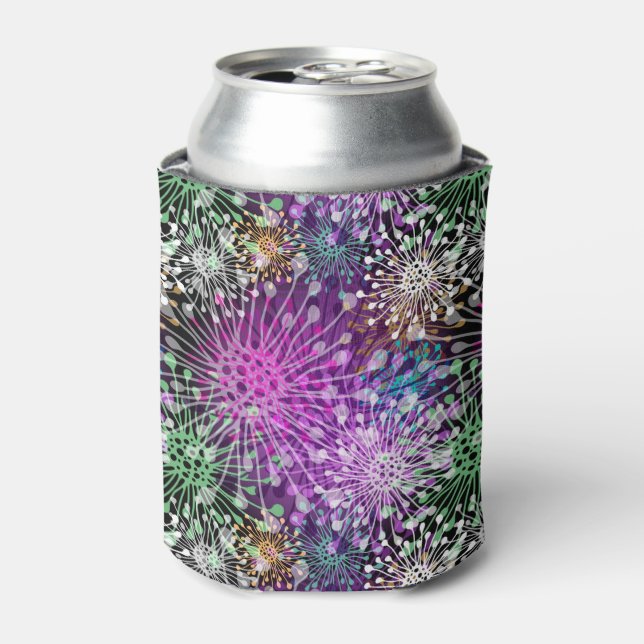 Vivid Spotty Pattern Can Cooler (Can Front)