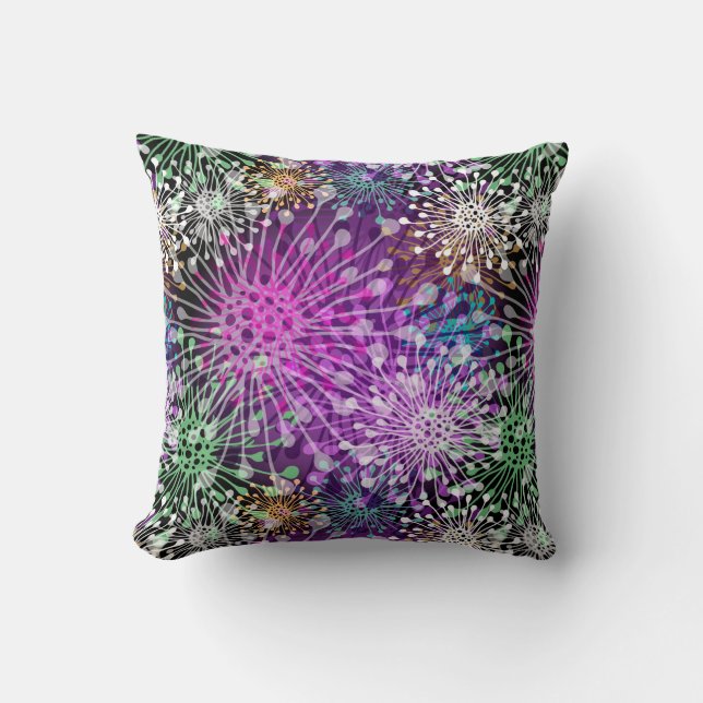 Vivid Spotty Pattern Cushion (Front)
