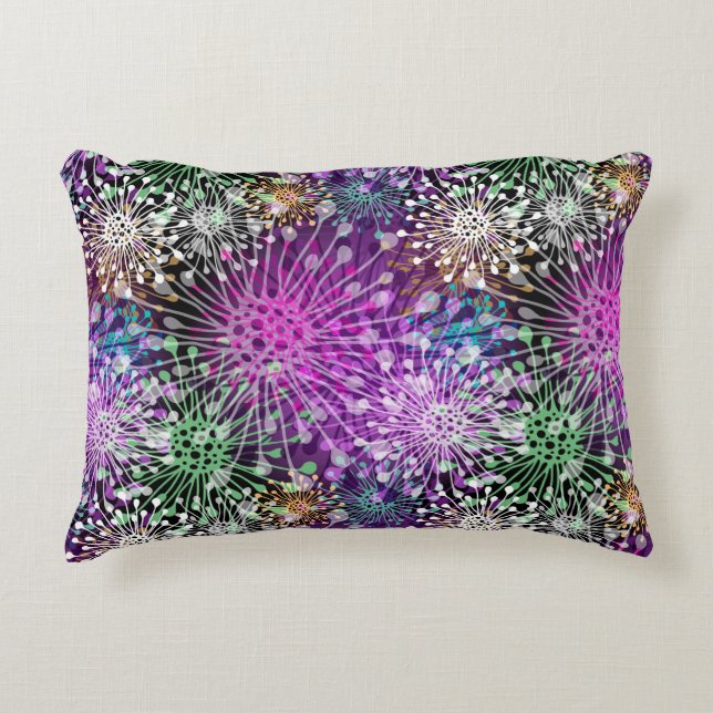 Vivid Spotty Pattern Decorative Cushion (Front)
