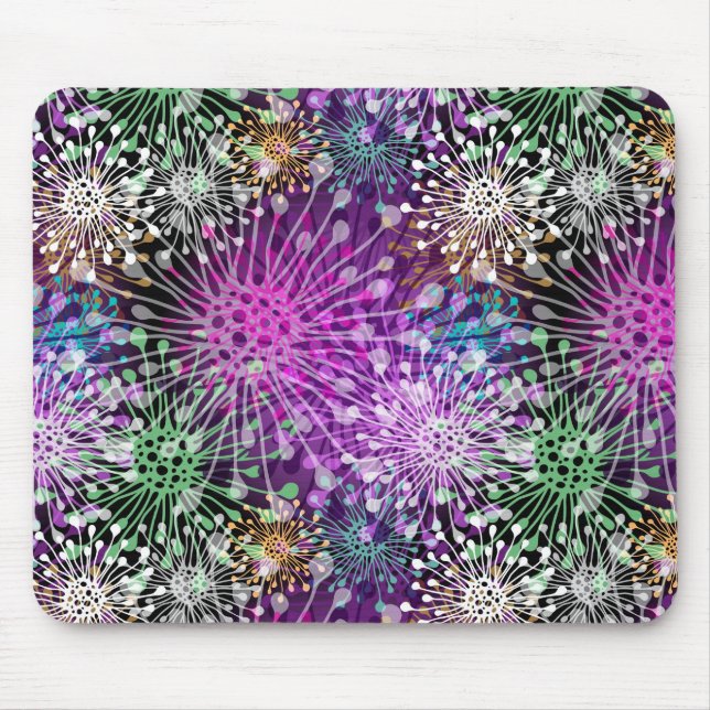 Vivid Spotty Pattern Mouse Mat (Front)