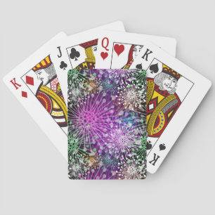 Vivid Spotty Pattern Playing Cards