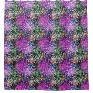 Vivid Spotty Pattern Shower Curtain