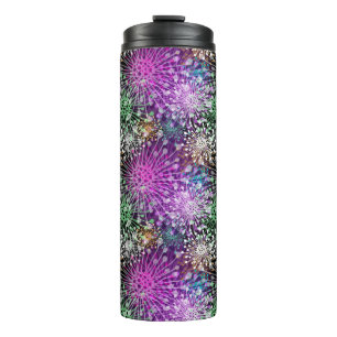 Vivid Spotty Pattern Thermal Tumbler