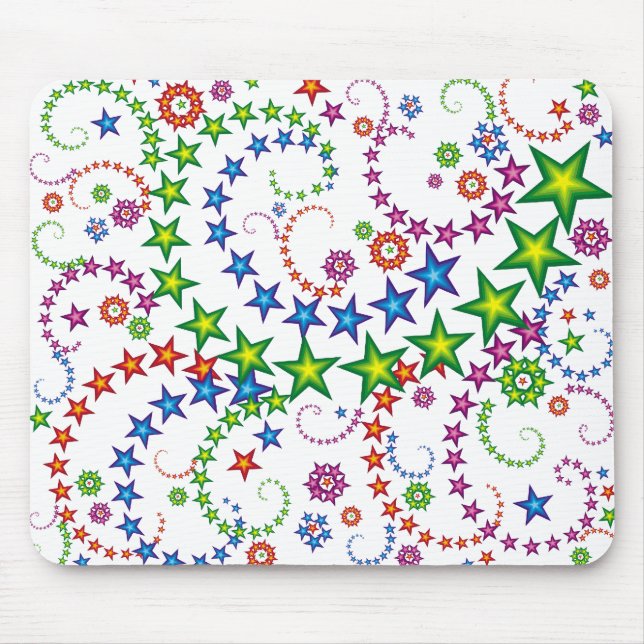 vivid stars composition mouse mat (Front)