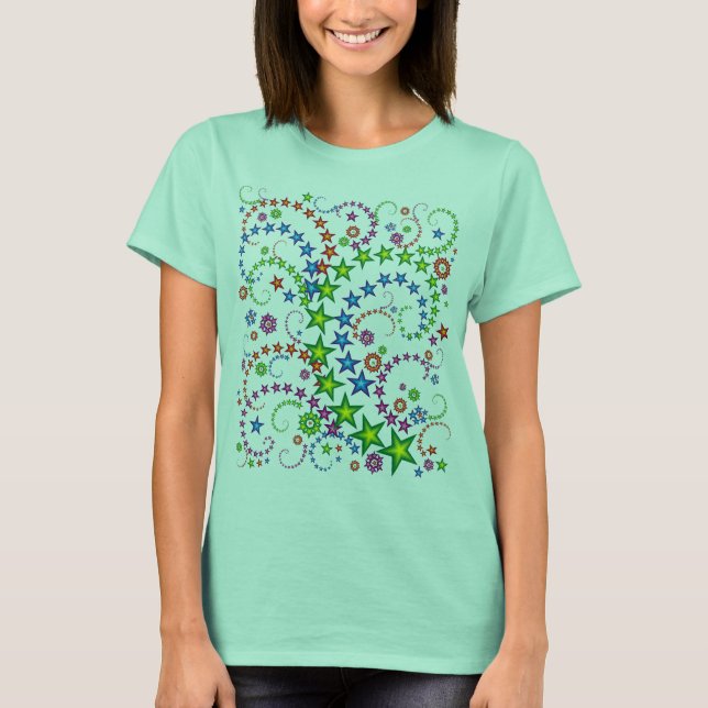 vivid stars composition T-Shirt (Front)