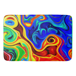 Vivid Style Pattern Bath Mat