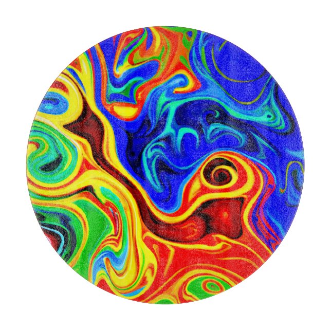 Vivid Style Pattern Cutting Board (Front)