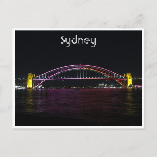 vivid sydney bridge postcard (Front)